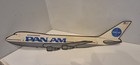 Vintage  Pan Am Boeing 747 Die Cut Foam Core Cardboard 2 Side Plane Display  34   
