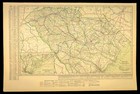 1914 Antique Map Of South Carolina Railroads Map Original Atlas Map Acl Rr Dated