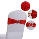 Red Stretch Chair Sashes Wedding Party Banquet Event Decoration 20 Pack