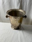 Vintage Silver-plated Champagne Wine Cooler Ice Bucket  Side Handles Unbranded