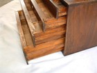 Antique Union Oak Machinist Tool Chest 4 Drawer Wood Tool Box Cabinet W Hardware