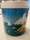 Vtg The Fridge Cools Like Ice Freezable Koozie Polar Bear Under Beach Umbrella