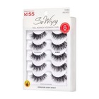 Kiss So Wispy  False Eyelashes  Pompadour  5 Pairs