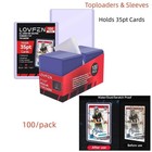 25 200 1000ct Toploader  Magnetic Card Holder  Psa Slabs For 35pt Pok  mon Tcg