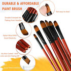 18pcs Artist Paint Brushes Set Art Acrylic Oil Watercolour Painting Craft Model