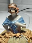 Vintage My Lady   s Boudoir Flapper Style Porcelain Half Doll Pin Cushion 
