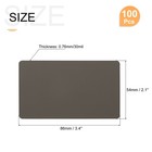 100 Pack Blank Pvc Cards 30mil Id Cards Blank Credit Cards Coffee