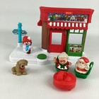 Fisher Price Little People Christmas Wonderland Playset Figures Santa Claus Lot