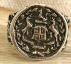 Atocha Coin Ring Mens 925 Sterling Silver Sunken Treasure Shipwreck Coin Jewelry