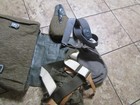 Vintage Military Soldier East German Army Ddr Camo Combat Backpack With Asscesso