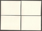 Montserrat  591 1985 Christmas 70c Imperf Colour Proofs Blocks Of 4 Mnh  8 