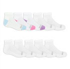 Fruit Of The Loom Girls Sport Ankle Socks 10 Pairs