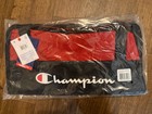 Champion Red Black Duffel Bag Gym Travel Sports Overnight Bag New With Tags