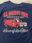Official Los Angeles County Fire Station 127 Emergency show Shirt Squad 51 Large