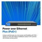 Linksys Lgs328mpc 24-port Managed Gigabit Poe  Switch With 4 10g Sfp  Uplinks