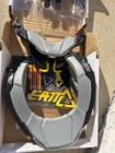 Leatt St Road Street Neck Brace - Blk  Grey  yellow - L xl New - Open Box 