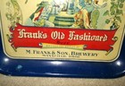 1930 s Frank s Old Fashioned Beer Rectangle Tray Mansfield  Ohio