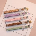 Cute Cat Collar Adjustable Breakaway Kitten Collar Bell Paw Charm Soft Pet Neckl