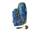 Vintage Asian Chinese Carved Blue Lapis Lazuli Fish Snuff Bottle