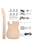 Diy Electric Guitar Kit Beginner Kit Tl Style Basswood Body With Ash Burl Top Cr