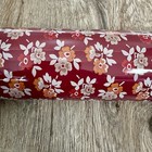 Retired Pioneer Woman Rolling Pin Fall Flowers Burgundy Autumn Harvest Ceramic