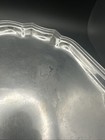 Vintage Wilton Armetale Scalloped 10  Square Serving Tray Platter Pewter Rwp