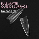 Xxl Stiletto Nail Tips With Guidelines  320pcs Extra Xxl Almond  Half Cover