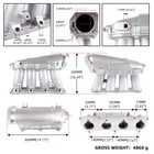 Ultra Street Intake Manifold For Honda K-series K20a K20a2 K20z1 K24a1 - Silver