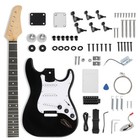 Diy 6 String Kst Style Electric Guitar Kits With Mahogany Body