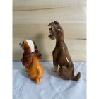 Disney Lady And The Tramp Ceramic Figurines Vintage Japan Porcelain Set