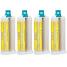 4 X 50ml Vps Bite Registration Material Unflavor Fast Set Cartridges Dental Pvs