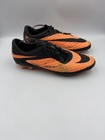 Nike Hypervenom Phantom Hg Orange Black Elite Football Soccer Cleats Boots Us10 