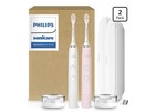 Philips Sonicare Diamondclean Sonic Electric Toothbrush Set 2 Handles White pink