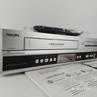 Philips Dvdr3545v 37 Dvd Dvr Vcr Recorder With Remote  Open Box  Clean  Works