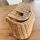 Vintage Fly Fishing Wicker Creel