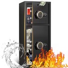 6 5 Cub Heavy Duty Steel Digital Home Safe  Dual Alarm   Deposit Box