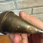 Scarce Antique Vintage Dietzgen Plumb Bob W  Internal Reel Solid Brass 10oz Tool