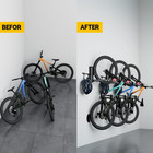 Swivel Bike Wall Mount Rack - Space Saving Vertical Bicycle Storage Holder 2