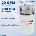 Spin-on Hydraulic Oil Filter Assembly  With Indicator Ports For Petroleum-based