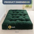 8  Futon Mattress Full Size  Ultra Thick Boucle Futons Sofa Couch Bed Sleeper   