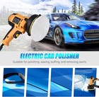 800w Buffer Polisher Sander Waxing  Car Detailing   Paint Finishing  Sponge Kit