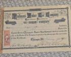 Pullman s Palace Car Co  - 1870 Signed Stock Certificate - Railroad Stocks