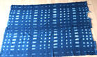 Vintage African Indigo Cloth - Mossi Tribe Burkina Faso - 46  X 65  Throw