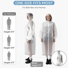 10 Pack Eva Rain Poncho Reusable Rain Ponchos Adults  Unisex Rain Coat W Hood