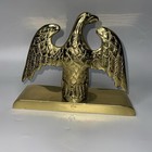 Vintage Virginia Metalcrafters Brass Eagle Bookend Heavy Americana Decor