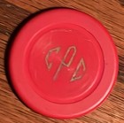 Culver Press Club  Illegal Casino Poker Chip Red Cincinnati Ohio 1916