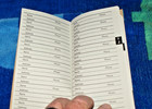 Vintage Sasson Telephone   Address Book New Old Stock