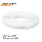 Uxcell Boning For Sewing  1pcs 10 Yards 12mm - 10 X 0 47 Inches  White