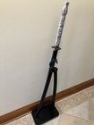 Samurai Sword Dragon Handle  440 Stainless Blade  With Stand  Mint