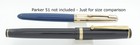 Wing Sung 590 Jumbo Black   Gold Fountain Pen - Medium Nib - 1980 s